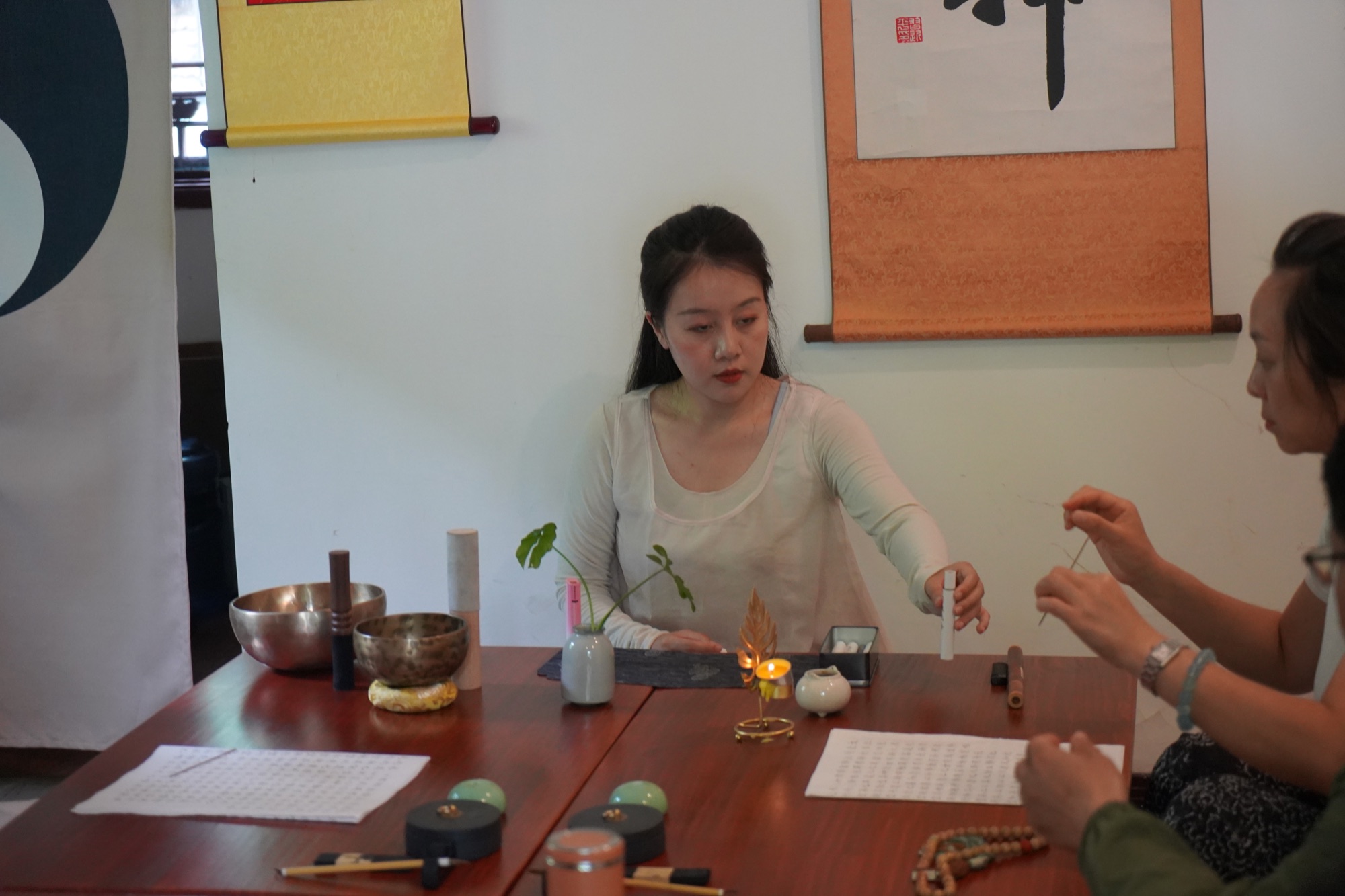A Qingcheng tea session